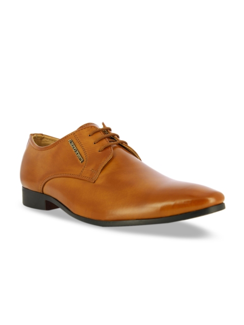 

Alberto Torresi Men Tan Brown Solid Formal Derbys