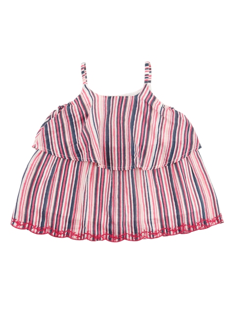 

Cherokee Girls Pink Striped Top