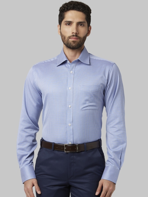

Park Avenue Men Blue Regular Fit Printed Formal Shirt