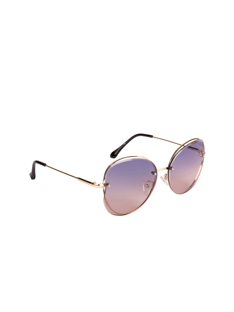 

Voyage Women Oval Sunglasses 3729MG2912, Blue