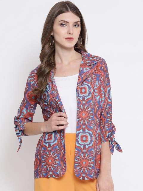 

Oxolloxo Women Multicoloured Printed Jacket, Multi