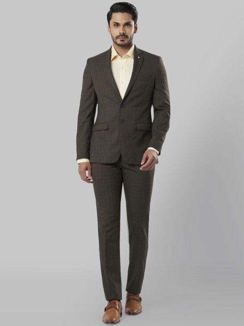 

Raymond Men Brown Single-Breasted Formal Suit