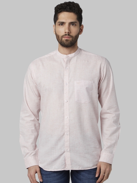 

Park Avenue Men Red Regular Fit Solid Casual Shirt