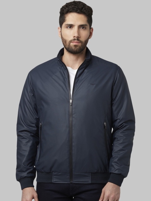 

Park Avenue Men Navy Blue Solid Padded Jacket