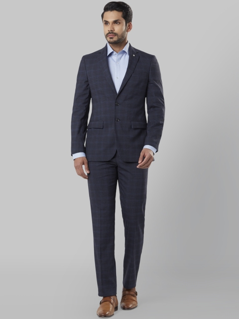 

Raymond Men Navy Blue Single-Breasted Formal Suit