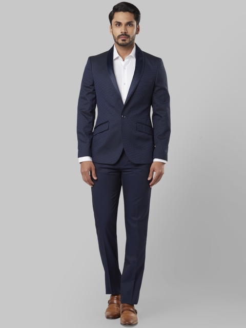 

Raymond Men Blue Single-Breasted Formal Suit