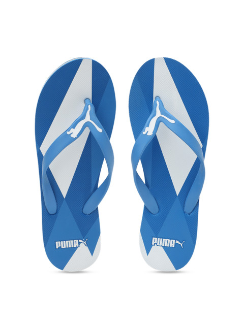 

Puma Men Blue Printed Thong Flip-Flops