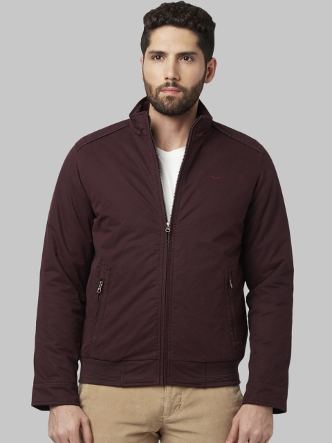 

Park Avenue Men Maroon Solid Padded Jacket