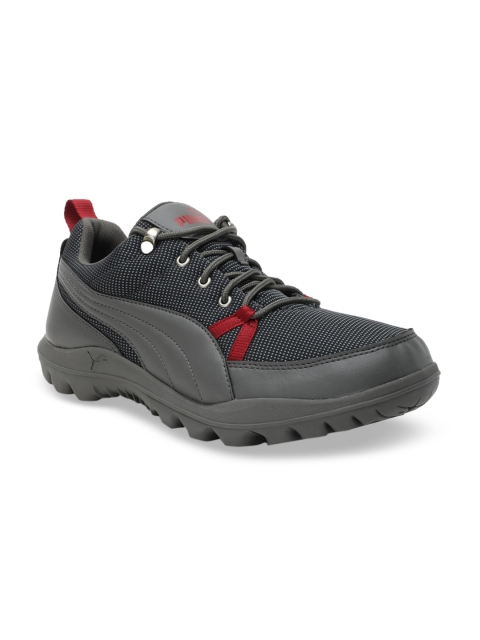 

Puma Men Grey Outrager X IDP Sneakers