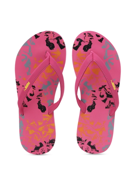 

Puma Women Pink Printed Thong Flip-Flops