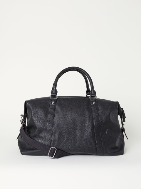 

H&M Men Black Solid Weekend Bag