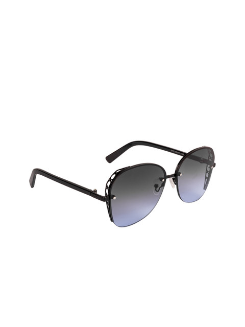 

Voyage Women Aviator Sunglasses 2613MG2896, Black