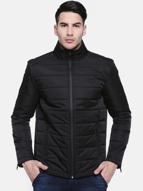 

t-base Men Black Solid Lightweight Jacket
