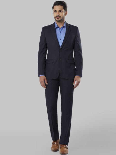 

Raymond Men Blue Single-Breasted Formal Suit