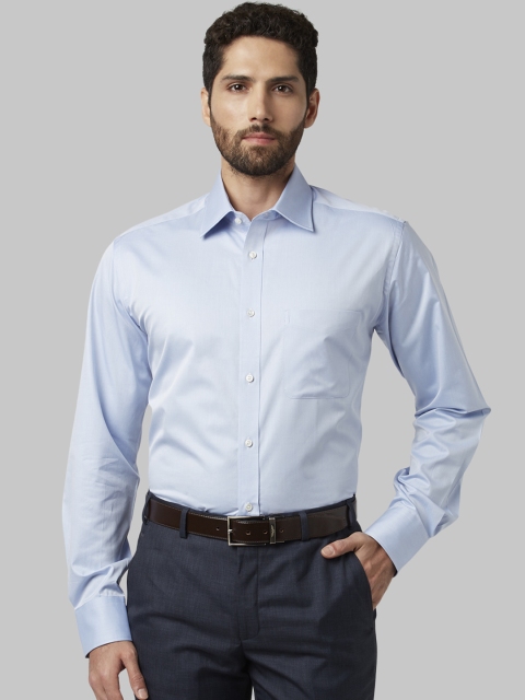 

Park Avenue Men Blue Regular Fit Solid Formal Shirt
