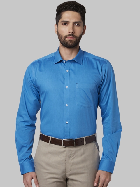

Park Avenue Men Blue Slim Fit Solid Formal Shirt