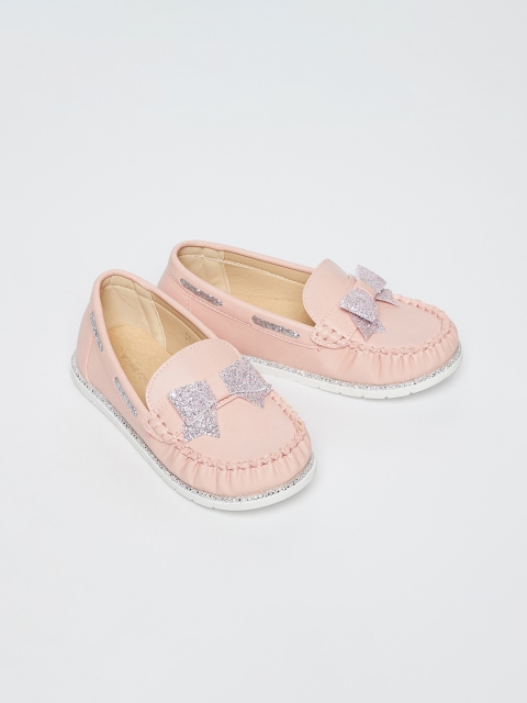 

Fame Forever by Lifestyle Girls Pink Embellished Loafers