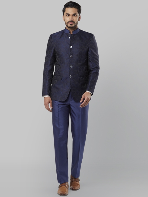 

Raymond Men Blue Single-Breasted Formal Suit