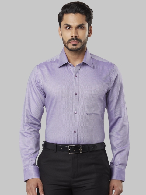 

Raymond Men Lavender Regular Fit Solid Formal Shirt