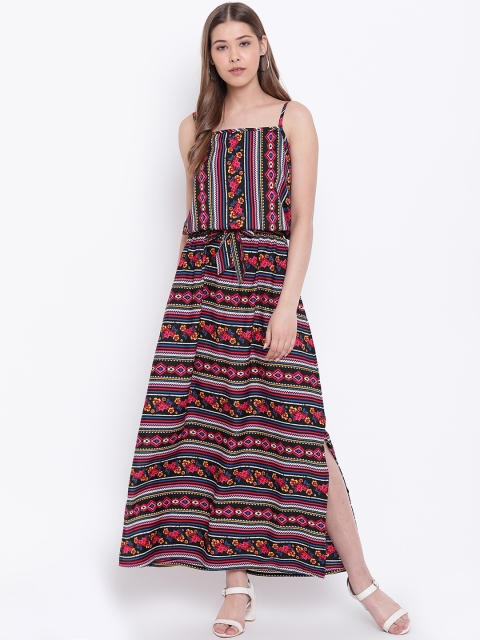 

Texco Women Multicoloured Floral Print Maxi Dress, Multi
