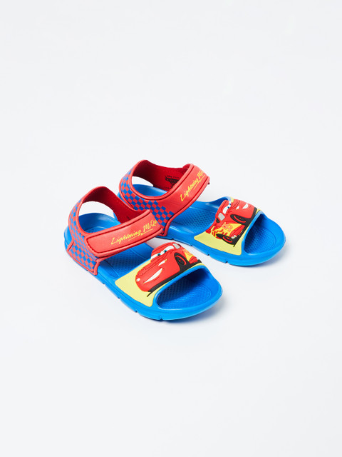 

Fame Forever by Lifestyle Boys Red Printed Open Toe Flats