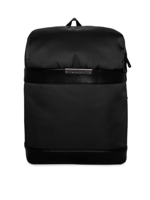 

DKNY Unisex Black Solid Backpack