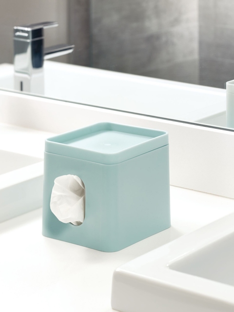 

INTERDESIGN Blue Solid Tissue Holder