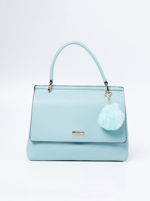 

CODE by Lifestyle Blue Solid Handheld Bag