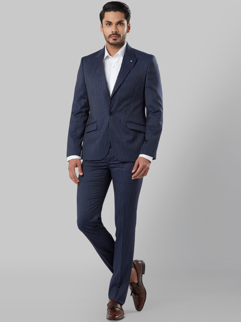 

Raymond Men Blue Single-Breasted Formal Suit