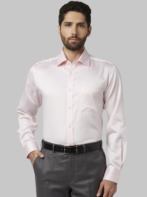 

Park Avenue Men Pink Regular Fit Solid Formal Shirt