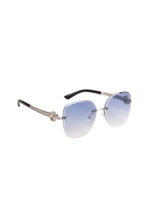 

Voyage Women Oval Sunglasses 2518MG2854, Blue