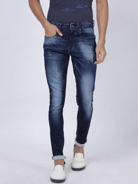 

Llak Jeans Men Blue Skinny Fit Mid-Rise Clean Look Stretchable Jeans