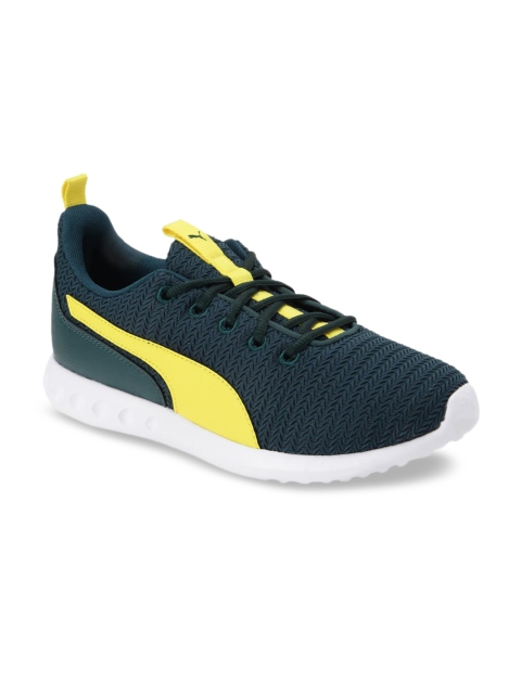 

Puma Men Yellow Textile Running Shoes