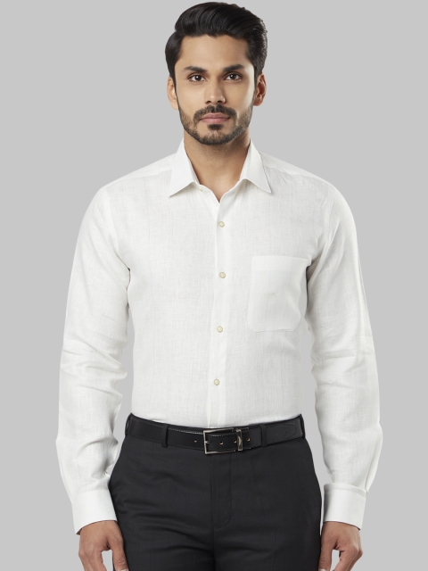 

Raymond Men White Regular Fit Solid Formal Shirt