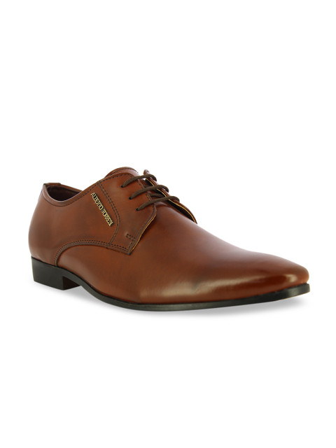 

Alberto Torresi Men Brown Solid Formal Derbys
