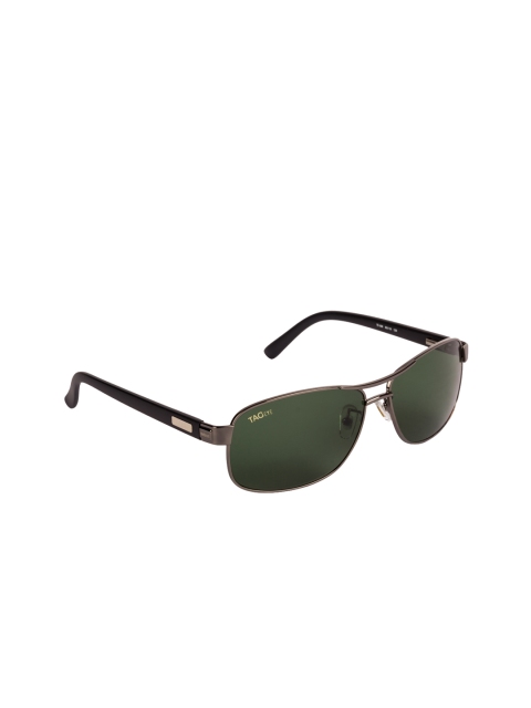 

TAG EYE Unisex Rectangle Sunglasses TE008TAG265, Green