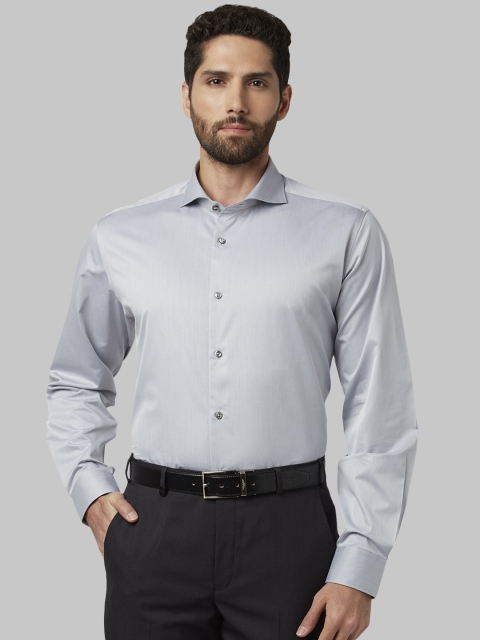 

Park Avenue Men Grey Regular Fit Solid Formal Shirt