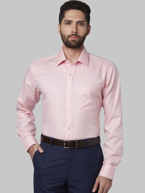 

Park Avenue Men Pink Regular Fit Solid Formal Shirt