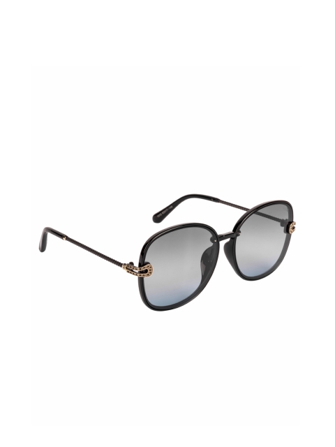

Voyage Women Oval Sunglasses 1312MG2921, Black