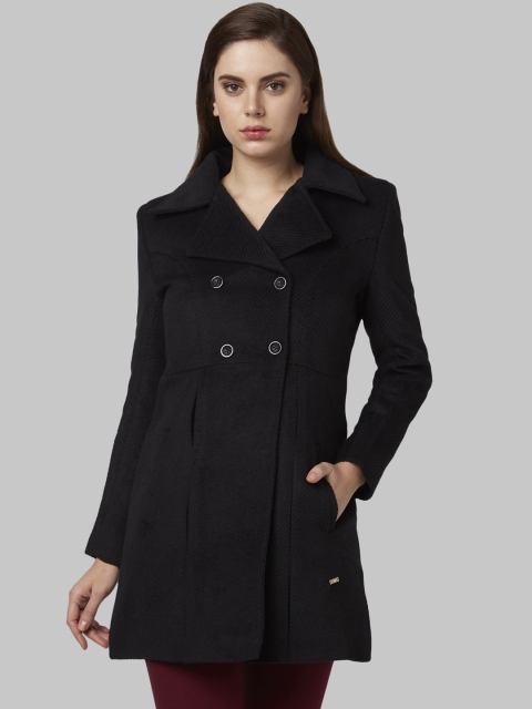 

Park Avenue Women Black Solid Jacket