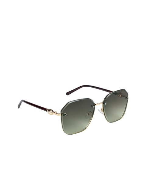 

Voyage Women Square Sunglasses 2601MG2787, Green