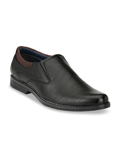 

Azzaro Black Men Black Formal Slip-Ons
