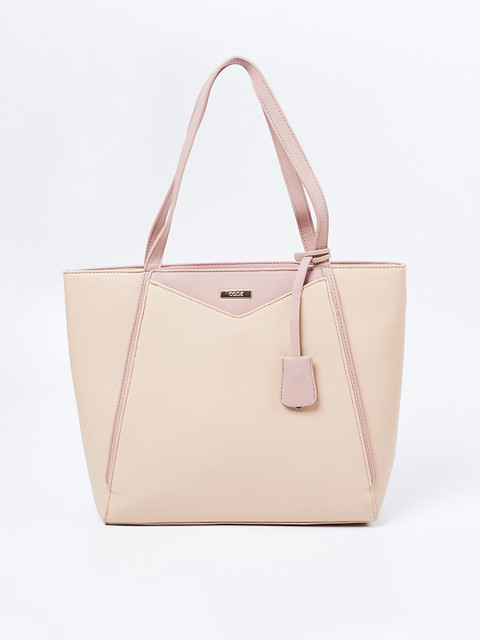 

CODE by Lifestyle Beige Solid Shoulder Bag