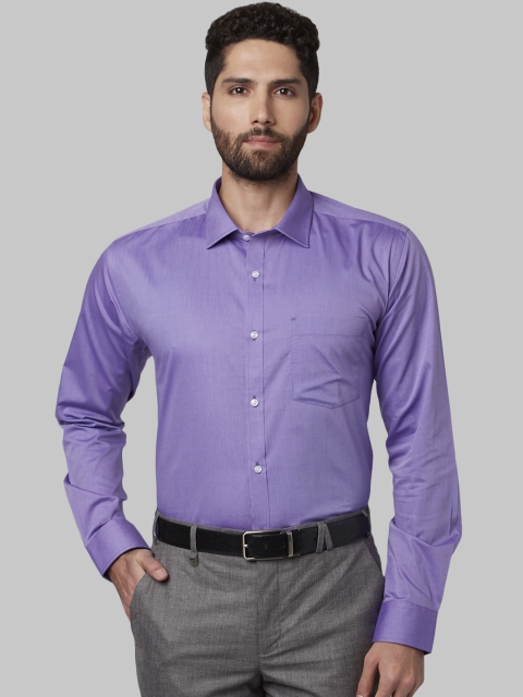 

Park Avenue Men Violet Slim Fit Solid Formal Shirt