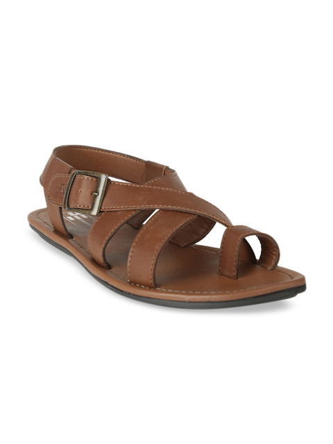

Peter England Men Brown Sandals