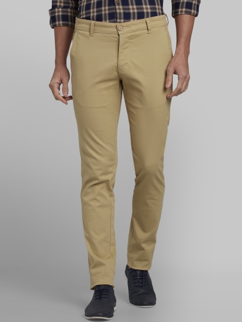 

Parx Men Beige Tapered Fit Solid Regular Trousers