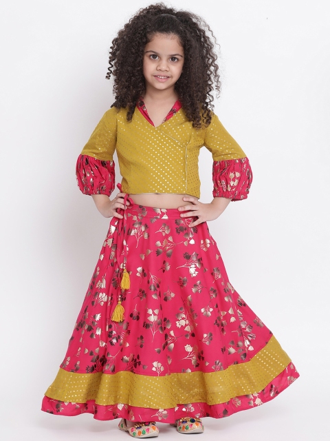 

WONDERMOM Pink Ready to Wear Lehenga with Blouse
