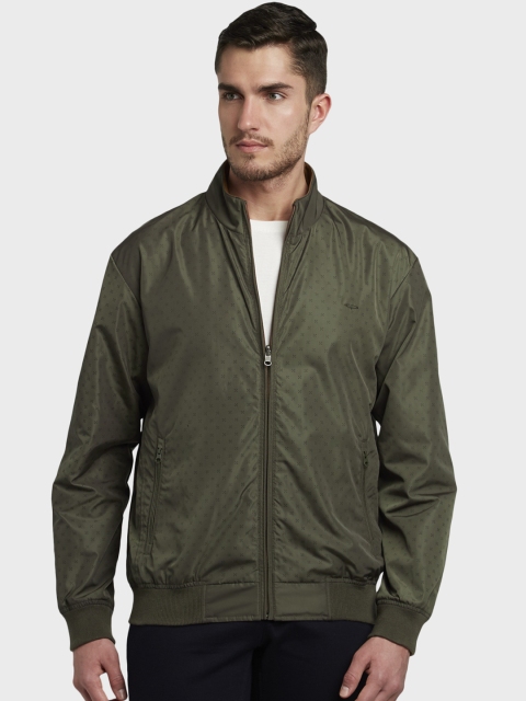

ColorPlus Men Green Printed Bomber