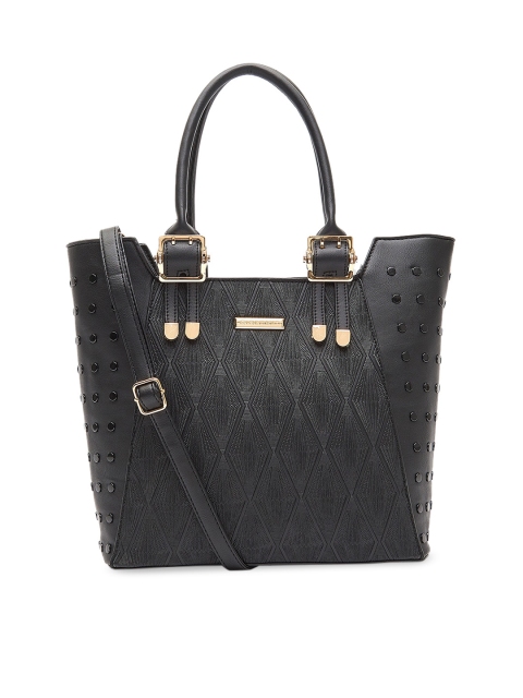 

GIORDANO Black Embellished Handheld Bag