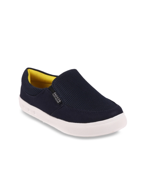 

FAUSTO Women Navy Blue Slip-On Sneakers